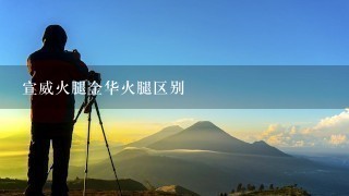 宣威火腿金华火腿区别 宣威火腿金华火腿区别