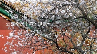 满汉全席上菜的规则? 满汉全席上菜的规则?