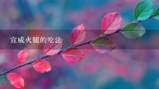 宣威火腿的吃法 宣威火腿的吃法