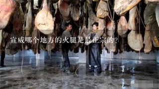 宣威哪个地方的火腿是最正宗的? 宣威哪个地方的火腿是最正宗的?