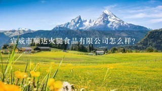 宣威市顺达火腿食品有限公司怎么样? 宣威市顺达火腿食品有限公司怎么样?