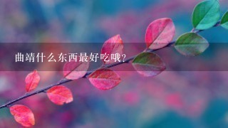 曲靖什么东西最好吃哦? 曲靖什么东西最好吃哦?