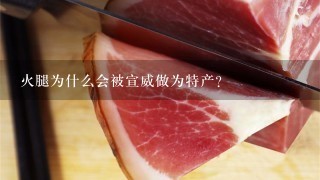 火腿为什么会被宣威做为特产? 火腿为什么会被宣威做为特产?