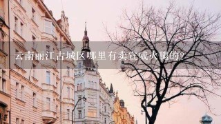 云南丽江古城区哪里有卖宣威火腿的? 云南丽江古城区哪里有卖宣威火腿的?