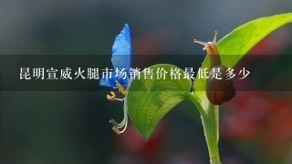 昆明宣威火腿市场销售价格最低是多少 昆明宣威火腿市场销售价格最低是多少