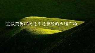 宣威美奂广场是不是曾经的火腿广场 宣威美奂广场是不是曾经的火腿广场