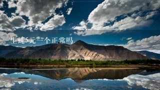 生蚝5元1个正常吗 生蚝5元1个正常吗