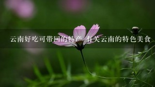云南好吃可带回的特产 有关云南的特色美食 云南好吃可带回的特产 有关云南的特色美食