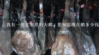 我有1批老家养的大鹅、想知道现在鹅多少钱1斤、打 我有1批老家养的大鹅、想知道现在鹅多少钱1斤、打