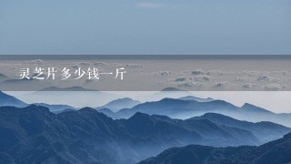 灵芝片多少钱1斤 灵芝片多少钱1斤