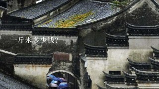 1斤米多少钱? 1斤米多少钱?