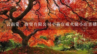 云南蒙燊商贸有限公司小蒋宣威火腿小店直播间火腿正 云南蒙燊商贸有限公司小蒋宣威火腿小店直播间火腿正