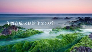 介绍宣威火腿的作文500字 介绍宣威火腿的作文500字