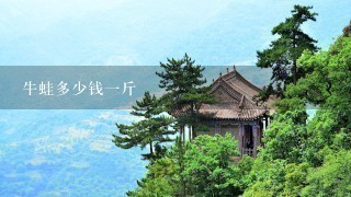 牛蛙多少钱1斤 牛蛙多少钱1斤
