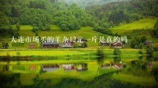 大连市场买的羊杂12元1斤是真的吗 大连市场买的羊杂12元1斤是真的吗