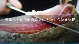 粟米小枣粽子的家常做法大全怎么做好吃视 粟米小枣粽子的家常做法大全怎么做好吃视