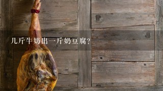 几斤牛奶出1斤奶豆腐? 几斤牛奶出1斤奶豆腐?
