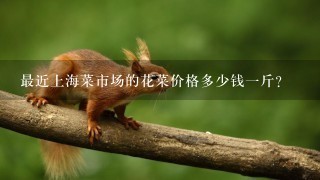 最近上海菜市场的花菜价格多少钱1斤? 最近上海菜市场的花菜价格多少钱1斤?