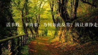 活羊贱,羊肉贵,为何如此反常?钱让谁挣走了? 活羊贱,羊肉贵,为何如此反常?钱让谁挣走了?