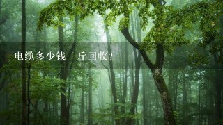 电缆多少钱1斤回收? 电缆多少钱1斤回收?