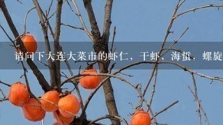 请问下大连大菜市的虾仁,干虾,海蜇,螺旋藻,都大 请问下大连大菜市的虾仁,干虾,海蜇,螺旋藻,都大