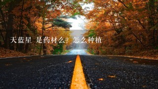 天蓝星 是药材么?怎么种植 天蓝星 是药材么?怎么种植