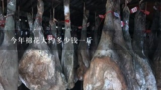 今年棉花大约多少钱1斤 今年棉花大约多少钱1斤