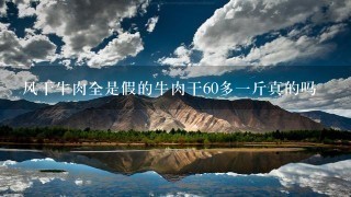 风干牛肉全是假的牛肉干60多1斤真的吗 风干牛肉全是假的牛肉干60多1斤真的吗