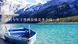 国内今年干黑桃价格是多少钱1斤 国内今年干黑桃价格是多少钱1斤