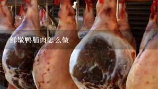鲜嫩鸭脯肉怎么做 鲜嫩鸭脯肉怎么做