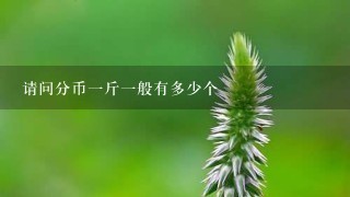 请问分币1斤1般有多少个 请问分币1斤1般有多少个