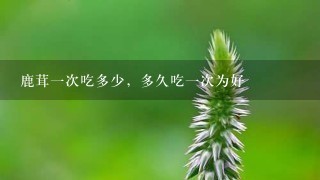 鹿茸1次吃多少,多久吃1次为好 鹿茸1次吃多少,多久吃1次为好