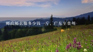 邮政邮衣服多少钱1斤。广东至贵州 邮政邮衣服多少钱1斤。广东至贵州
