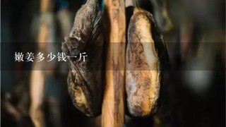 嫩姜多少钱1斤 嫩姜多少钱1斤