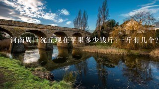 河南周口沈丘现在苹果多少钱斤?1斤有几个? 河南周口沈丘现在苹果多少钱斤?1斤有几个?