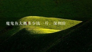 魔鬼鱼大概多少钱1斤,深圳价 魔鬼鱼大概多少钱1斤,深圳价