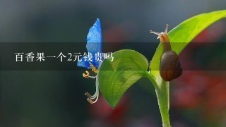 百香果1个2元钱贵吗 百香果1个2元钱贵吗