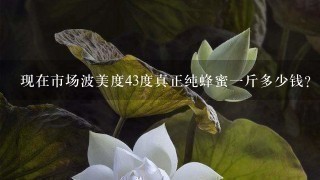 现在市场波美度43度真正纯蜂蜜1斤多少钱? 现在市场波美度43度真正纯蜂蜜1斤多少钱?