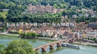和田玉枣多少钱1斤?有人知道吗? 和田玉枣多少钱1斤?有人知道吗?