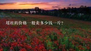 瑶柱的价格1般卖多少钱1斤? 瑶柱的价格1般卖多少钱1斤?
