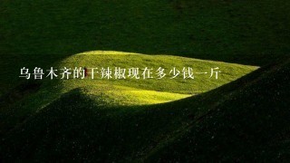 乌鲁木齐的干辣椒现在多少钱1斤 乌鲁木齐的干辣椒现在多少钱1斤