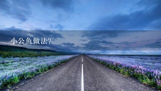小公鱼做法? 小公鱼做法?