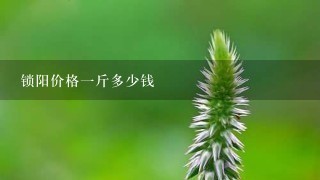 锁阳价格1斤多少钱 锁阳价格1斤多少钱