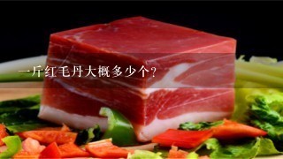 1斤红毛丹大概多少个? 1斤红毛丹大概多少个?