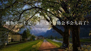 鳗鱼卖2十元1条,这个价格会不会太高了? 鳗鱼卖2十元1条,这个价格会不会太高了?