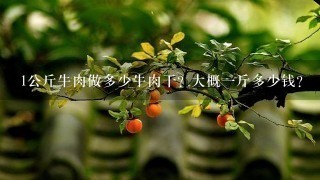 1公斤牛肉做多少牛肉干? 大概1斤多少钱? 1公斤牛肉做多少牛肉干? 大概1斤多少钱?
