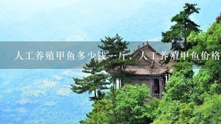 人工养殖甲鱼多少钱1斤,人工养殖甲鱼价格? 人工养殖甲鱼多少钱1斤,人工养殖甲鱼价格?