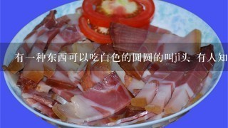有1种东西可以吃白色的圆圆的叫ji头 有人知道是什 有1种东西可以吃白色的圆圆的叫ji头 有人知道是什