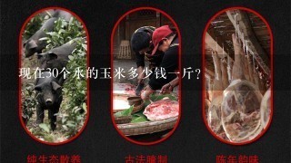 现在30个水的玉米多少钱1斤? 现在30个水的玉米多少钱1斤?