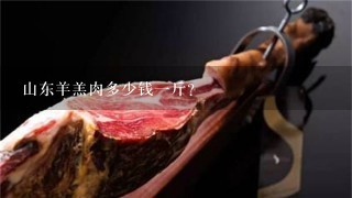 山东羊羔肉多少钱1斤? 山东羊羔肉多少钱1斤?